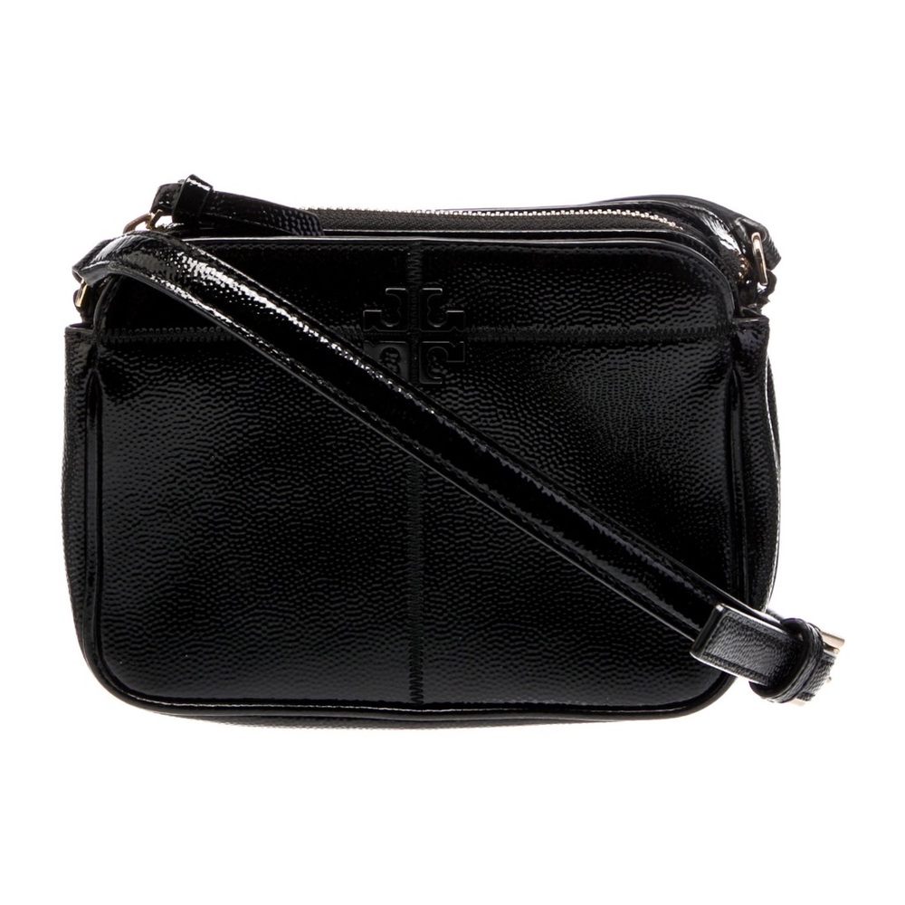 Tory Burch Black Patent Crossbody Bag